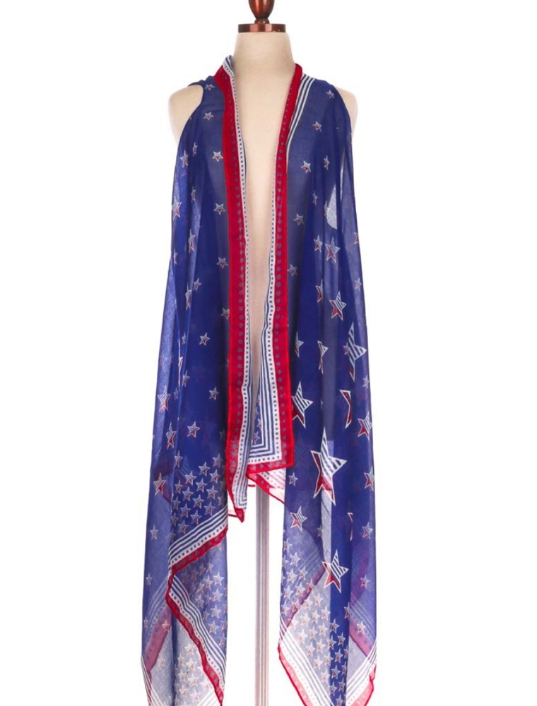 All American girl kimono. Stars and stripe kimono